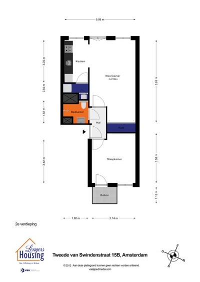 Tweede van Swindenstraat 15B, Amsterdam Lengers Housing